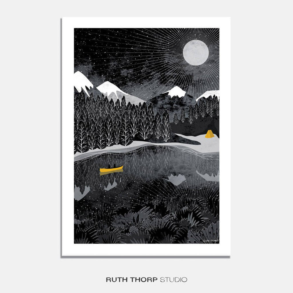 Night Paddle, Print - By Ruth Thorp | LEAK | Gifts | Homeware | Accessories